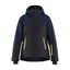 Winterjas STRIKER Dames - Donker marineblauw/High Vis Geel