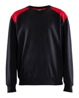 Sweatshirt 3580 - Zwart/Rood