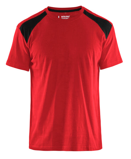 T-shirt Industrie 3379 - rood/zwart