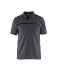 Poloshirt 3389 - Medium grijs/Zwart