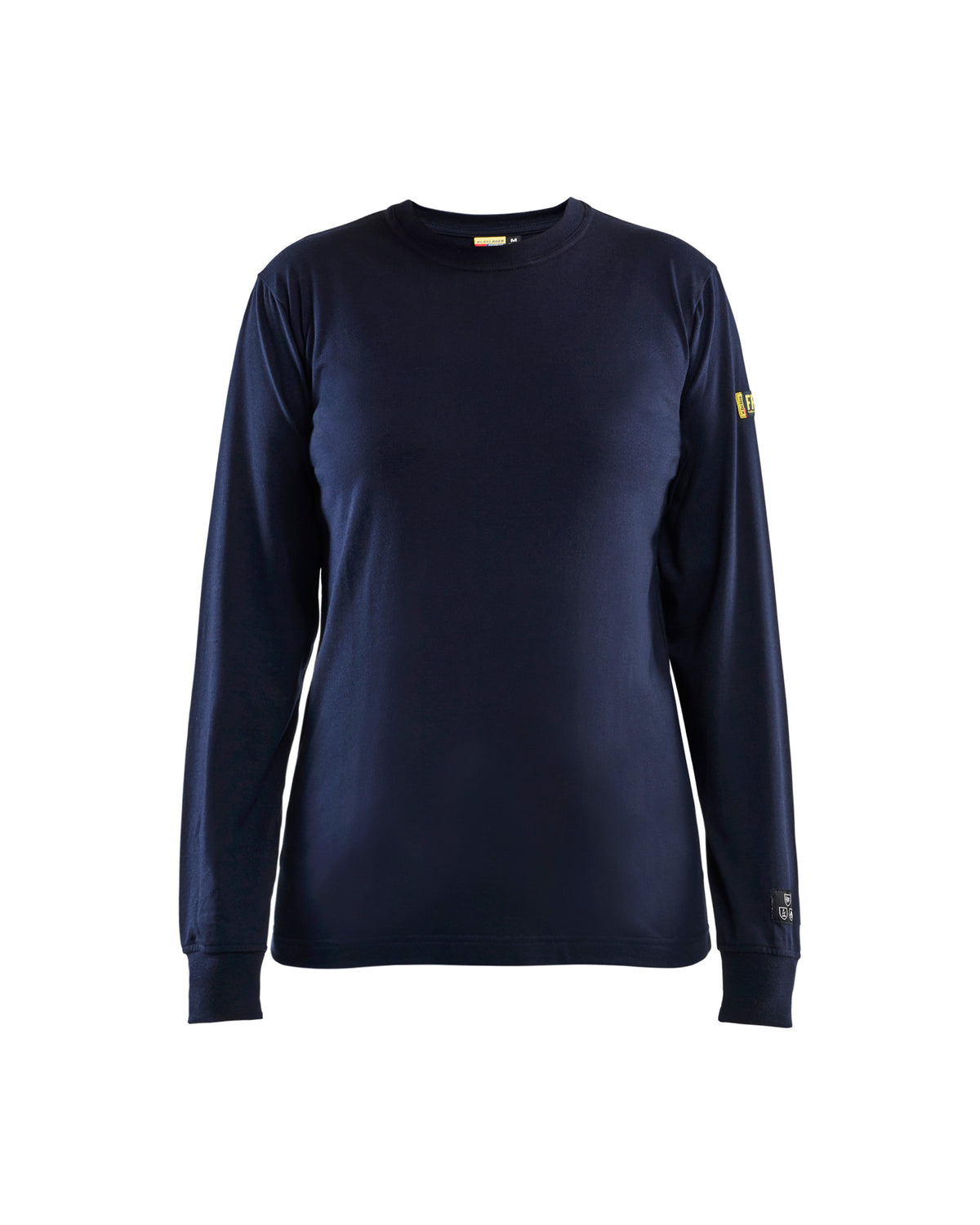 T-Shirt Lange Mouwen Vlamvertragend Dames 3467 - Marineblauw