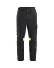 Werkbroek Multinorm Vlamvertragend 1417 - Zwart/High Vis Geel