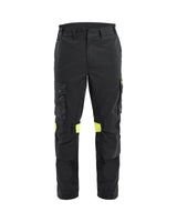 Werkbroek Multinorm Vlamvertragend 1417 - Zwart/High Vis Geel
