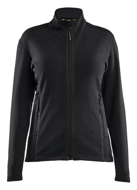 Microfleecevest Dames 4766 - Zwart/Medium grijs