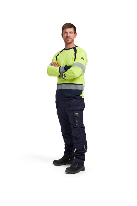 T-shirt Lange Mouwen High-Visibility Multinorm 3436
