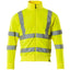 Sweatshirt met rits 50115 - 17 - hi-vis geel