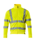 Sweatshirt met rits 50115 - 17 - hi-vis geel