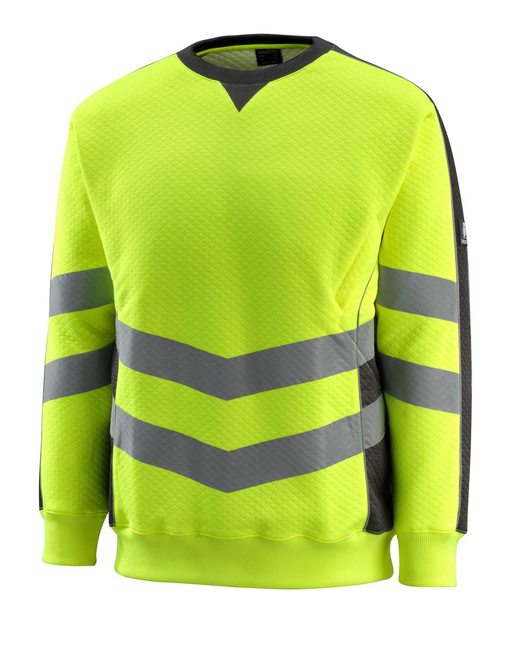 Sweatshirt 50126 - 1709 - hi-vis geel/zwart