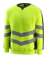 Sweatshirt 50126 - 1709 - hi-vis geel/zwart