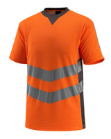 High-Visibility t-shirt 50127 - 1418 - hi-vis oranje/donkerantraciet
