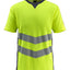 High-Visibility t-shirt 50127 - 17010 - hi-vis geel/donkermarine