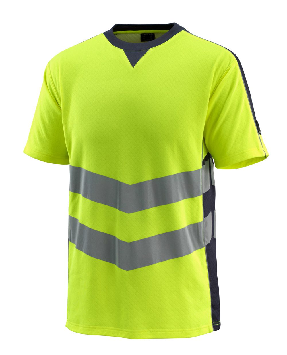 High-Visibility t-shirt 50127 - 17010 - hi-vis geel/donkermarine