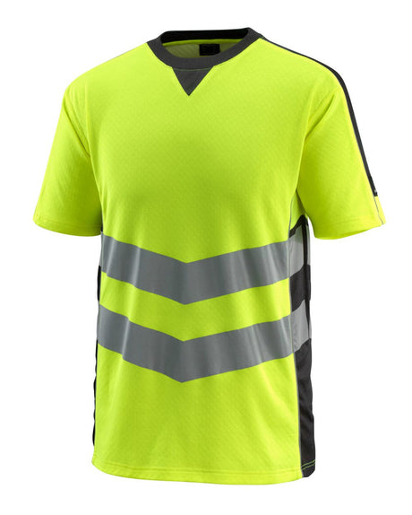 High-Visibility t-shirt 50127 - 1709 - hi-vis geel/zwart