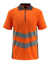Poloshirt 50130 - 1418 - hi-vis oranje/donkerantraciet