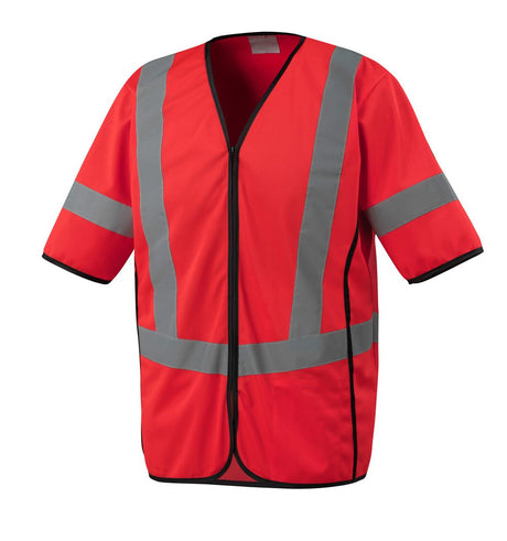 Veiligheidshesje 50216 - 222 - hi-vis rood