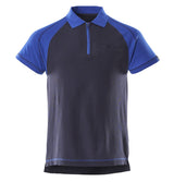 Poloshirt met borstzak Image 50302 - Marine/Korenblauw