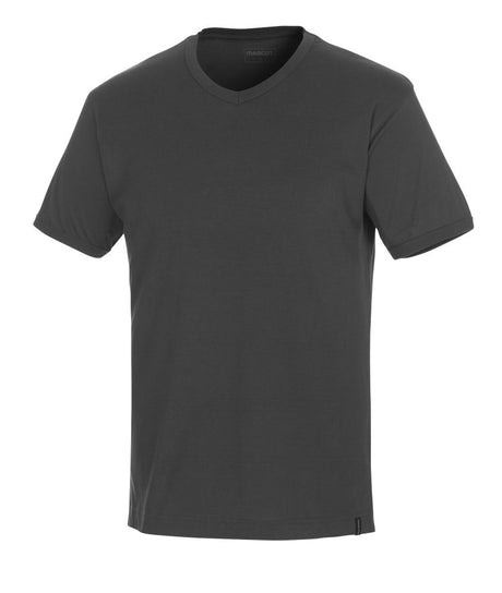 T-shirt met V-hals 50415 - 18 - donkerantraciet