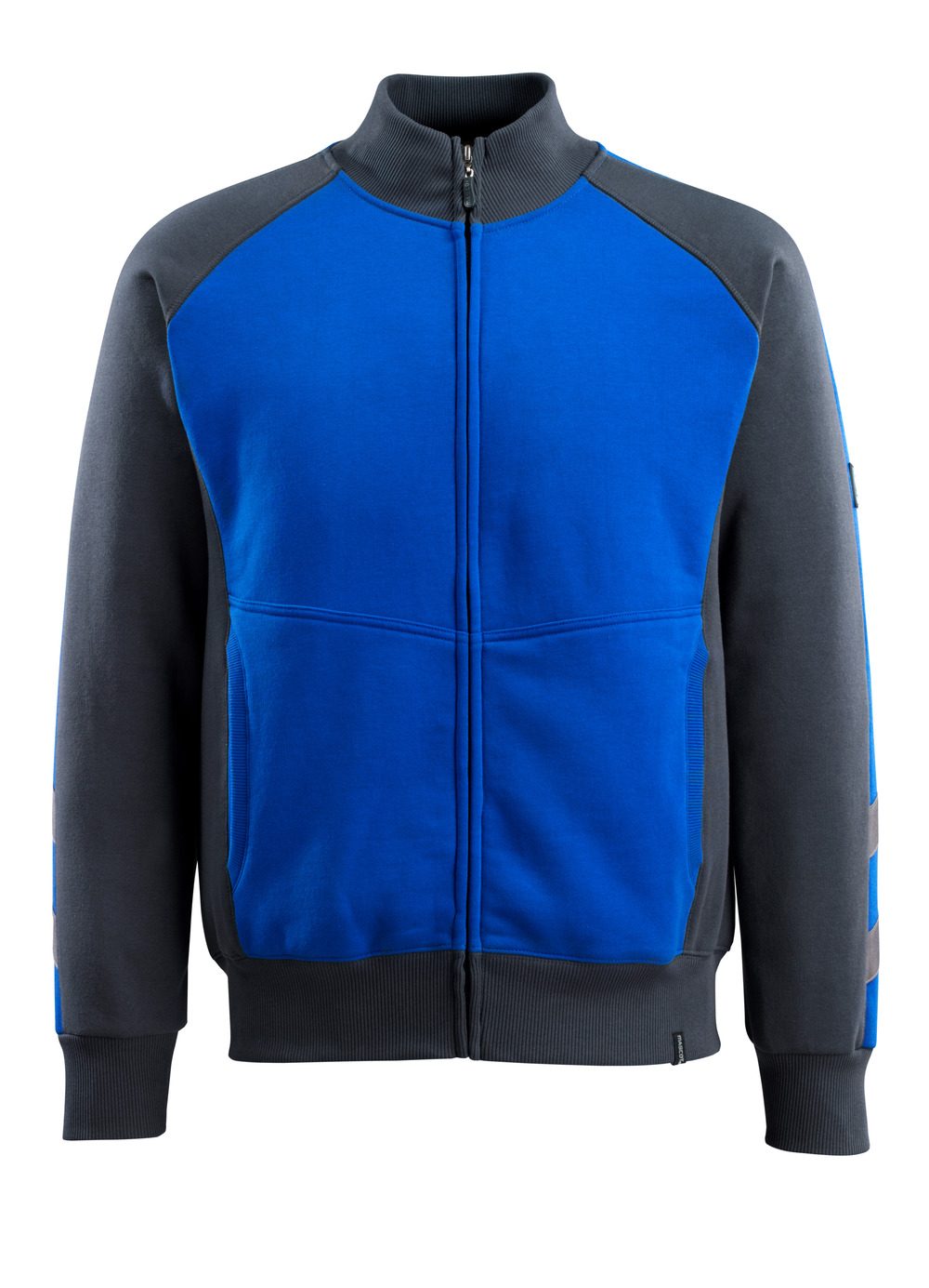 Sweatshirt met rits 50565 - 11010 - korenblauw/donkermarine