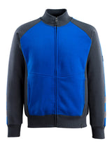 Sweatshirt met rits 50565 - 11010 - korenblauw/donkermarine
