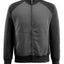 Sweatshirt met rits 50565 - 1809 - donkerantraciet/zwart