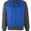 Capuchontrui met rits 50566 - 11010 - korenblauw/donkermarine