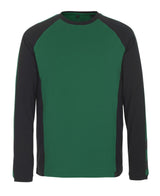 T-shirt lange mouwen 50568 - 0309 - groen/zwart