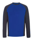 T-shirt lange mouwen 50568 - 11010 - korenblauw/donkermarine