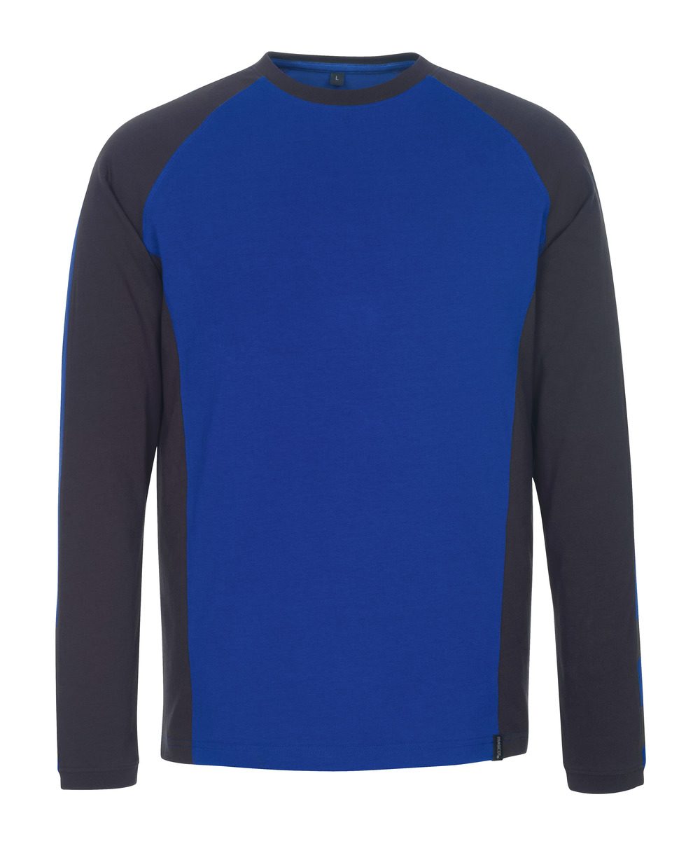 T-shirt lange mouwen 50568 - 11010 - korenblauw/donkermarine