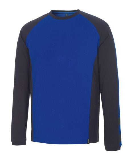 T-shirt lange mouwen 50568 - 11010 - korenblauw/donkermarine
