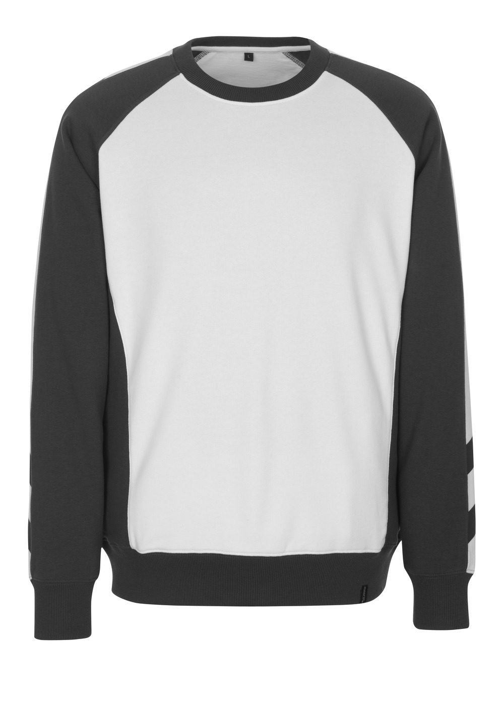 Sweatshirt 50570 - 0618 - wit/donkerantraciet