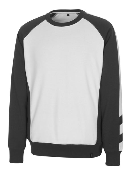 Sweatshirt 50570 - 0618 - wit/donkerantraciet