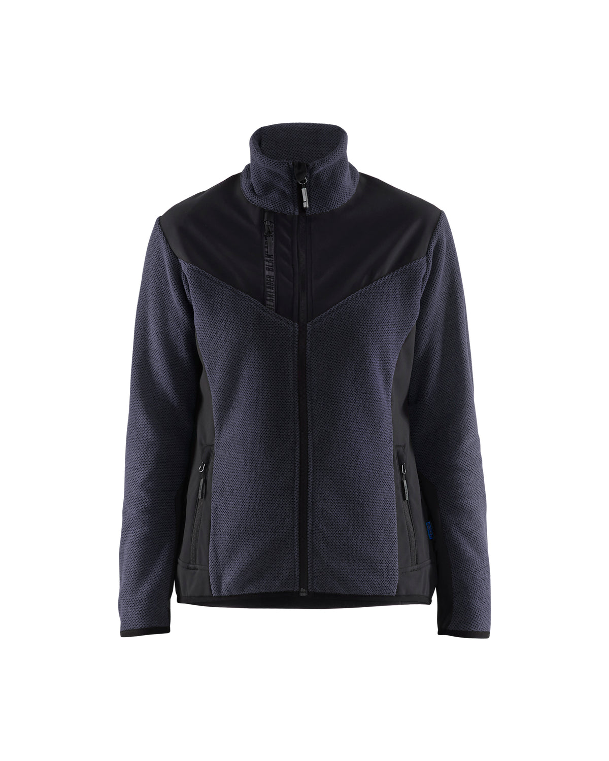Gebreid Vest Dames 5943 - Donker marineblauw/Zwart