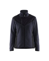 Gebreid Vest Dames 5943 - Donker marineblauw/Zwart