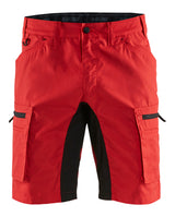 Serviceshort 1449 - rood/zwart