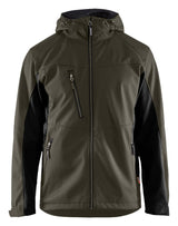 Softshell jack 4753 - groen/zwart