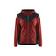 Blåkläder Gebreid damesjack met softshell Saddle Brown Gebrand rood/Zwart / XS,Gebrand rood/Zwart / S,Gebrand rood/Zwart / M,Gebrand rood/Zwart / L,Gebrand rood/Zwart / XL,Gebrand rood/Zwart / XXL,Gebrand rood/Zwart / XXXL