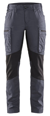 Service werkbroek Stretch Dames 7159 - Grijs/Zwart