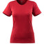 T-shirt met V-hals Dames 51584 - 02 - rood