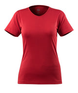 T-shirt met V-hals Dames 51584 - 02 - rood