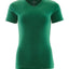 T-shirt met V-hals Dames 51584 - 03 - groen