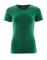 T-shirt met V-hals Dames 51584 - 03 - groen