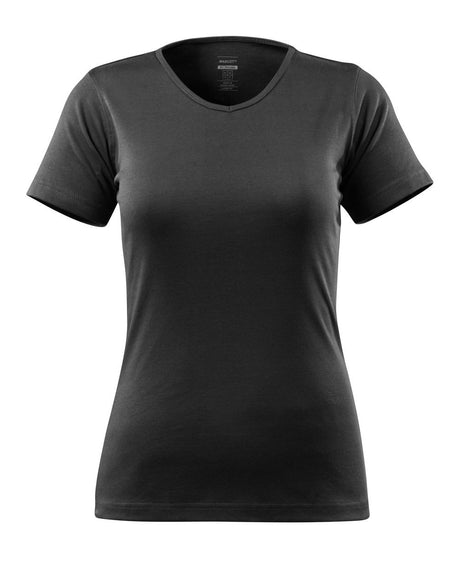 T-shirt met V-hals Dames 51584 - 09 - zwart