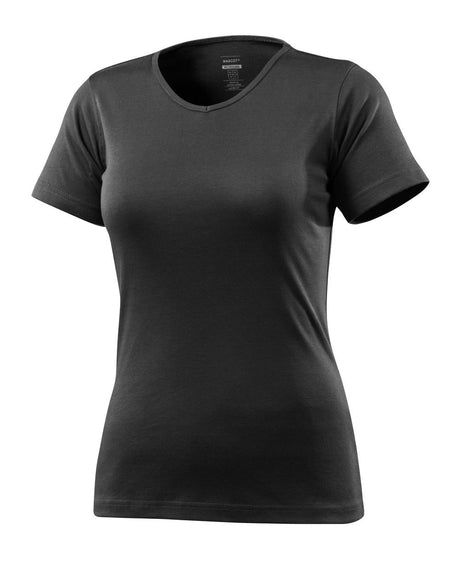 T-shirt met V-hals Dames 51584 - 09 - zwart