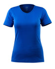 T-shirt met V-hals Dames 51584 - 11 - korenblauw