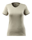 T-shirt met V-hals Dames 51584 - 55 - lichtkhaki