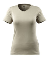 T-shirt met V-hals Dames 51584 - 55 - lichtkhaki
