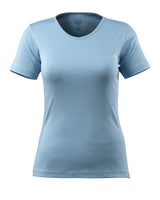 T-shirt met V-hals Dames 51584 - 71 - lichtblauw