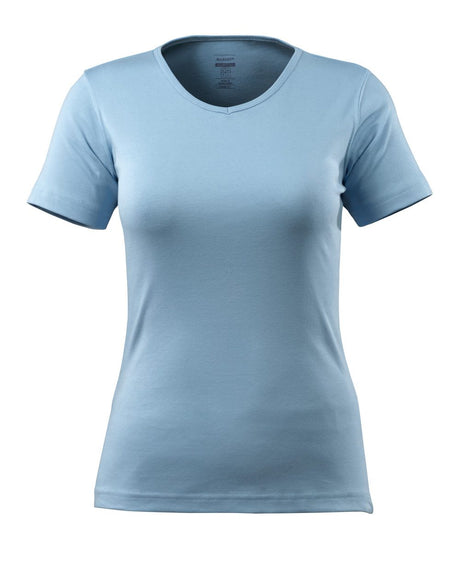 T-shirt met V-hals Dames 51584 - 71 - lichtblauw