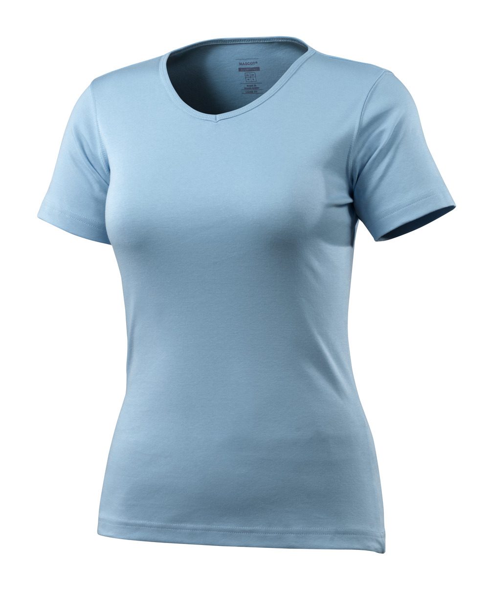 T-shirt met V-hals Dames 51584 - 71 - lichtblauw
