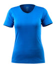 T-shirt met V-hals Dames 51584 - 91 - helder blauw